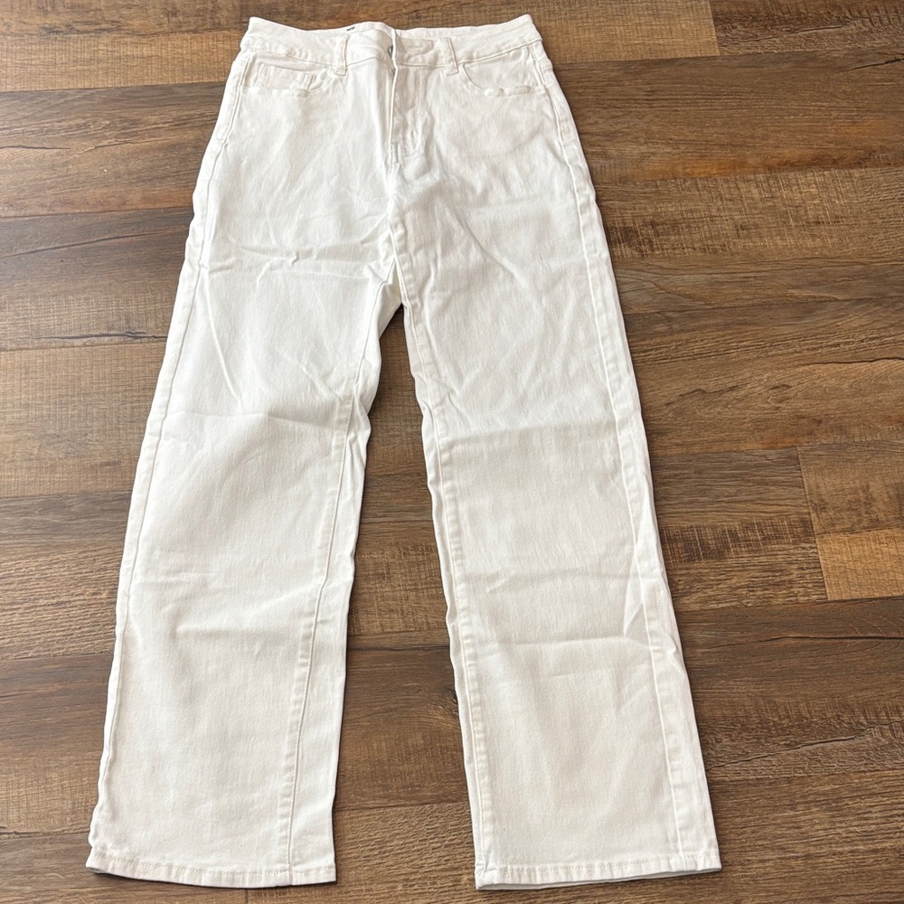 SHEIN White Denim Jeans